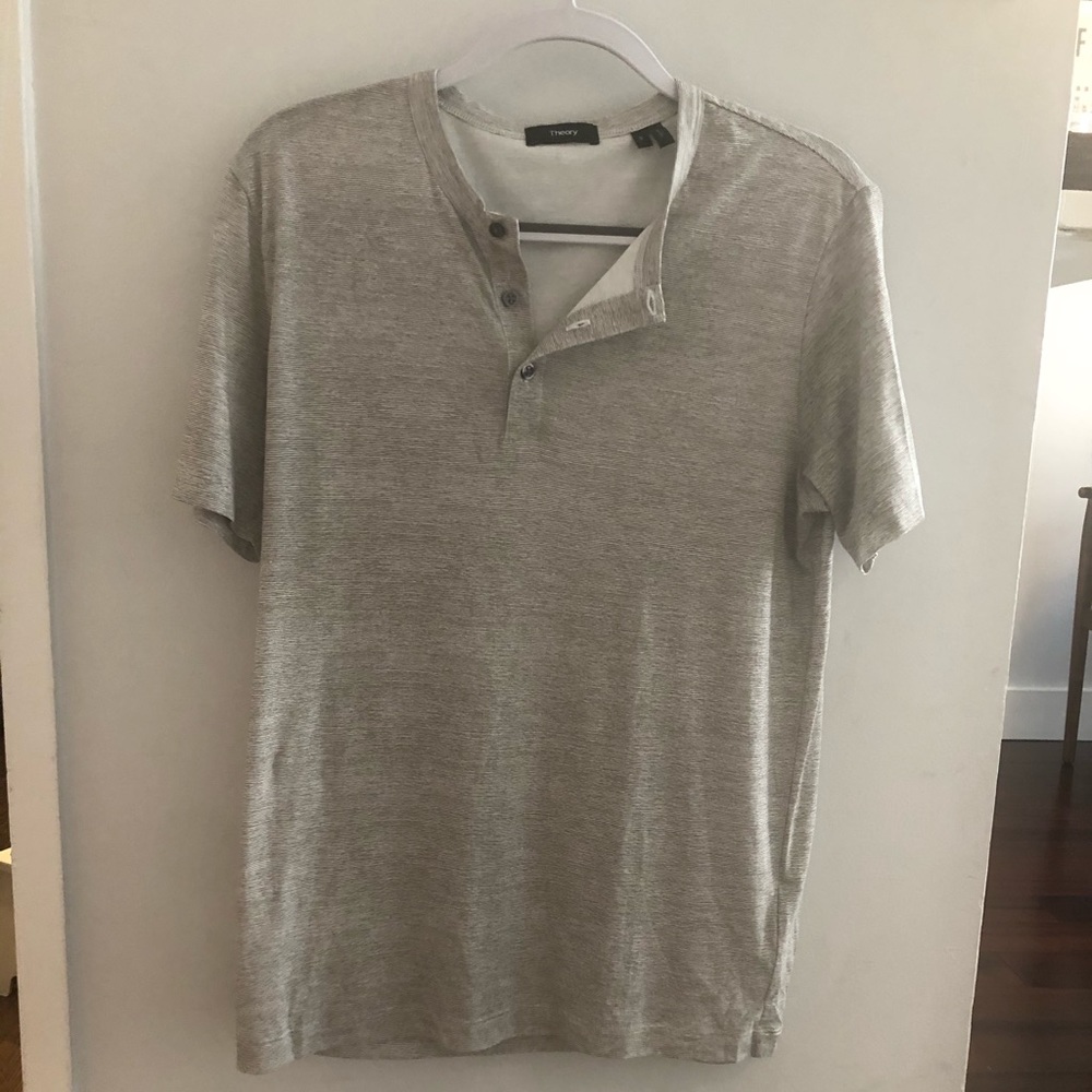 Men’s Theory Short-Sleeve Henley